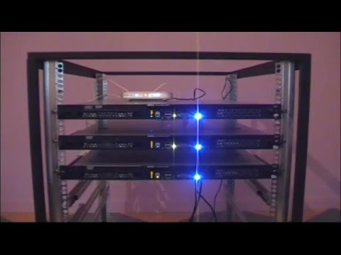 Montage D'une Baie Informatique 19" 20U Homemade - YouTube