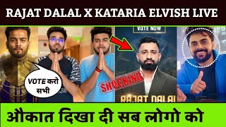 Rajat Dalal X Elvish Yadav X Lovekesh Kataria Live Vote Support In Bigg Boss 18