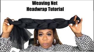 Weaving Net Headwrap Tutorial // How To Tie Quick Headwrap