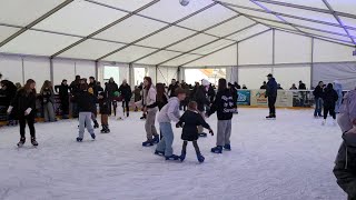 Erfolgreiche Premiere der Eisbahn in Plauen