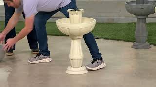 Bernini Bari 5-in-1 Cordless Fluted Fountain with Timer on QVC