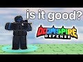 BB Gunner Tower Review Doomspire Defense [REWRITE] | ROBLOX