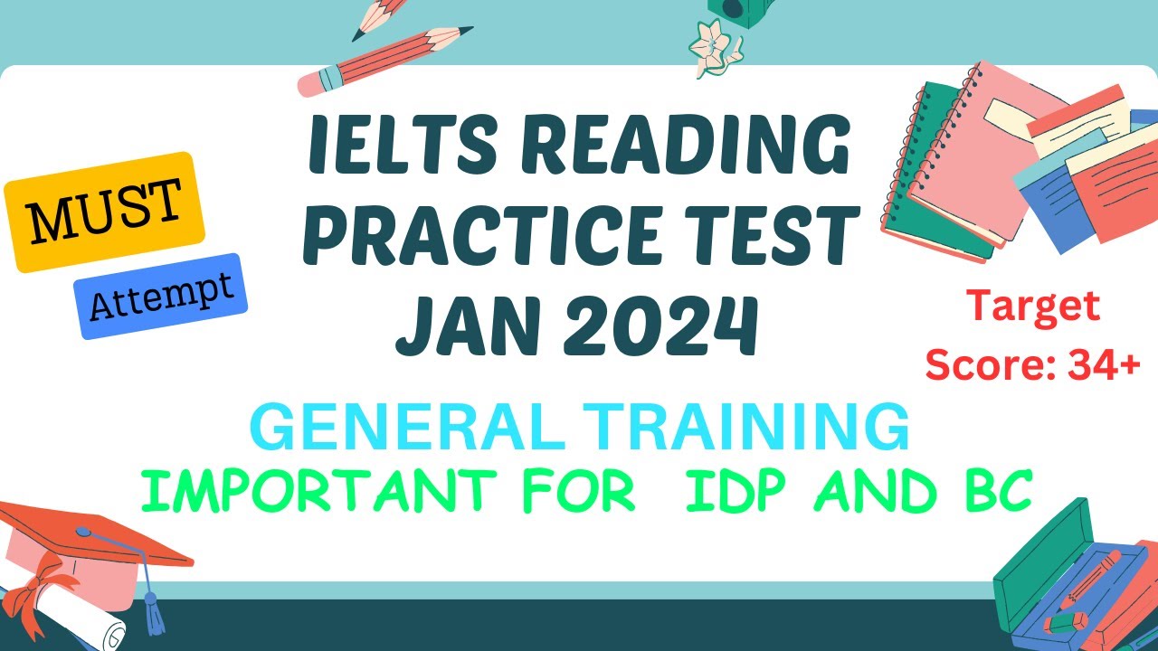 Ielts Reading Practice Test With Answers | 13 January 2024 - YouTube