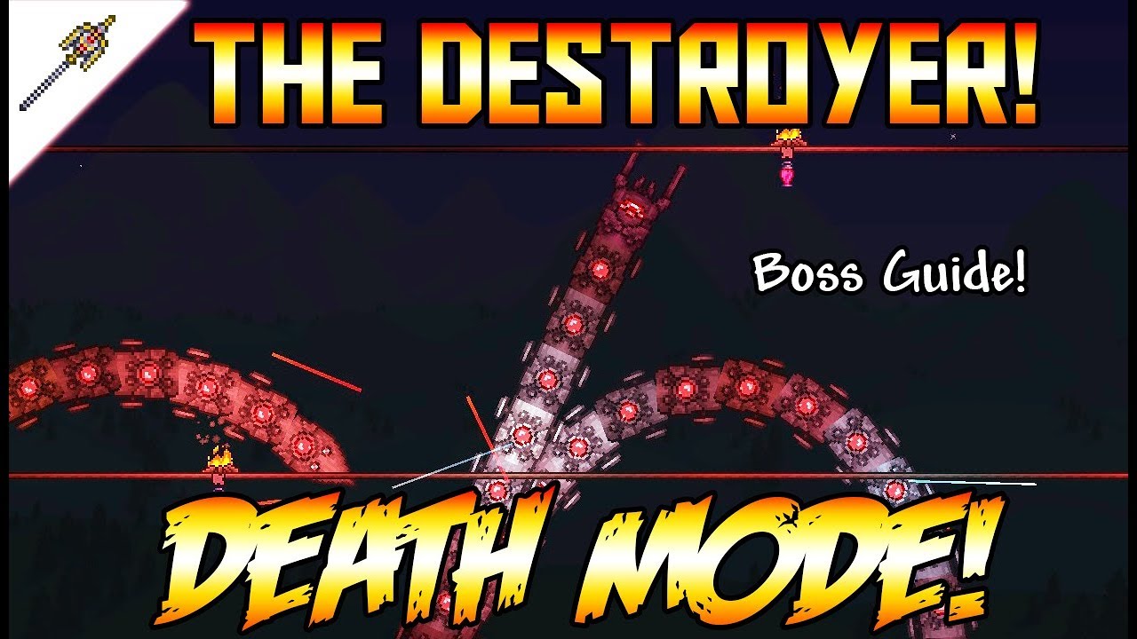 How To Beat The Destroyer In Death Mode! ||Terraria Calamity Mod Death ...