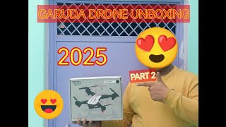 GARUDA MADE IN INDIA FOLDABLE HD DUAL CAMERA DRONE UNBOXING \u0026 REVIEW | FORMERLY KNOWN AS GARUDA