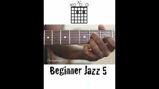 Beginner Jazz Chord Guitar Lesson  #guitarlessons #jazzguitar #guitartabsdaily