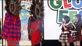 AKB48高橋みなみ、マサイの戦士との身長差に驚き！「グローバルフェスタJAPAN2014」(3)