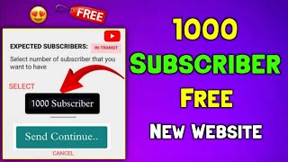 How To Get Free Subscribers On Youtube - How To Get unlimited Subscribers - Free Subscribers