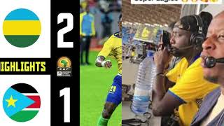 RWANDA 2 VS S. SOUDAN 1 | Kurikira uko Axel na Kwizigira bababajwe n'ihushagura ry'amavubi .