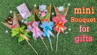 วิธีทำคฑา4แบบน่ารักที่สุด ของขวัญวันวาเลนไทน์ ของขวัญวันปัจฉิม How to make mini bouquet for  gift.