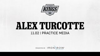 Forward Alex Turcotte | 11.01 LA Kings Practice in El Segundo