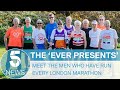 London Marathon 'ever present' runners prepare for 40th race | 5 News