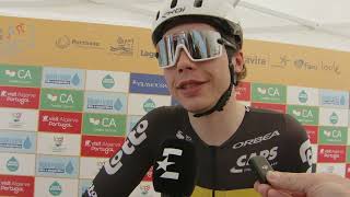 Arnaud De Lie - Interview au départ - Etape 1 - Volta ao Algarve em Bicicleta 2025