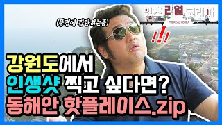 [잇츠리얼코리아] 강원도에서 인생샷 찍고 싶다면? | 동해안 핫플레이스.zip