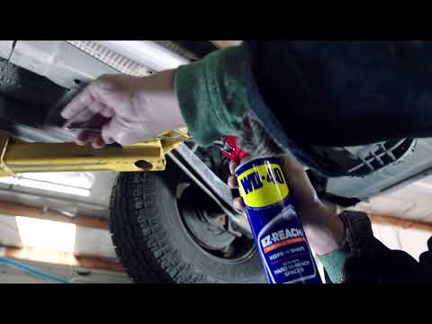 Can you put WD40 on seized brakes?
