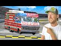 CHEAP RV BATTLE Day 4 - We Made it to Talladega!!! NASCAR Practice and Camp Setup!