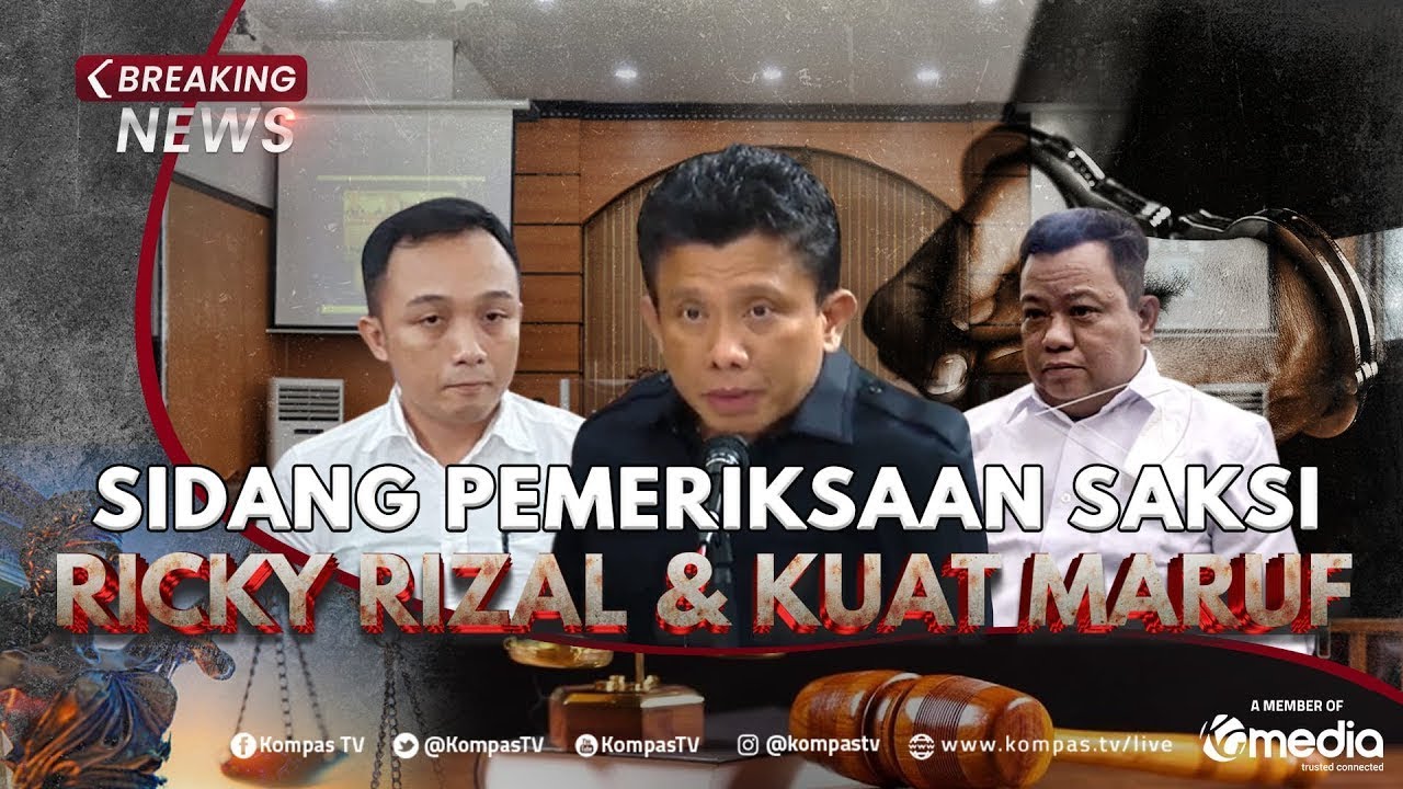 BREAKING NEWS SIDANG SAMBO HARI INI - Agenda Pemeriksaan Saksi Ricky ...