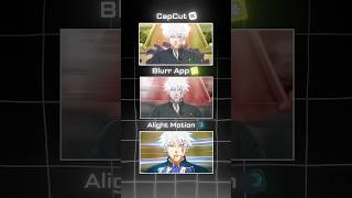 Capcut vs Alight motion vs Blurr - editing challenge #capcut #amv #alightmotionedit #shorts
