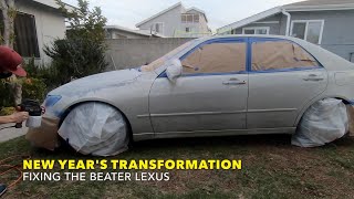 Lexus IS300 (Beater Lexus) gets New Parts and Paint