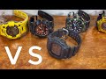 Size Comparison for KING GX56BB G-SHOCK versus GULFMASTER - MUDMASTER - FROGMAN - RANGEMAN model