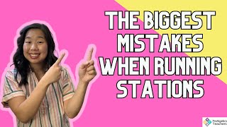 The biggest MISTAKES when running middle school Math stations