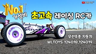 가성비갑! 10만원! 초고속 레이싱 RC카 WLTOYS 124018, 124019