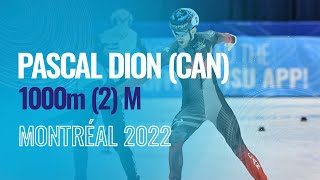 Pascal DION (CAN) | Winner | 1000m M (2) | Montréal | #ShortTrackSkating