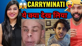 CARRYMINATI - A NEW BREED IS BORN 😱😜 Carryminati Reaction video | Musicaly Tiktok Roast