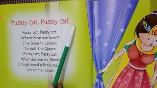 Class- L.K.G. Subject- English Rhyme, Topic- (Pussy Cat, Pussy Cat)