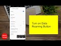 how to turn on data roaming on android phone