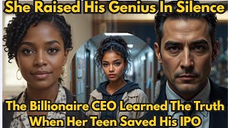 She Raised His Genius In Silence — The Billionaire CEO Learned The Truth When Her Teen Saved His IPO