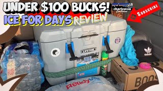 Here's Really How Long Ice Stays Frozen in the $100 LIFETIME 55 Quart Cooler!!! Spring 2020 Review