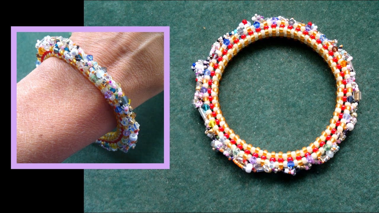 Stitch Nr 6: Cubic Right Angle Weave (CRAW) Bracelet Beading Tutorial ...