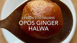 Ginger Halwa