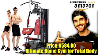 Buy Home Gym | Multifunctional Home Gym Equipment Workout Station with Pulley System, Arm, and Leg