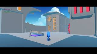 WIP 3d Platformer Game Environment Blockout Test