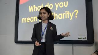 The Real Meaning of Charity | Avani Karandikar  | Bright Riders School