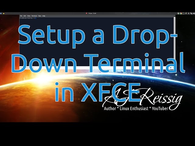 Xfce4 Terminal With Drop Down Support Linux Xfce Xfce Nation