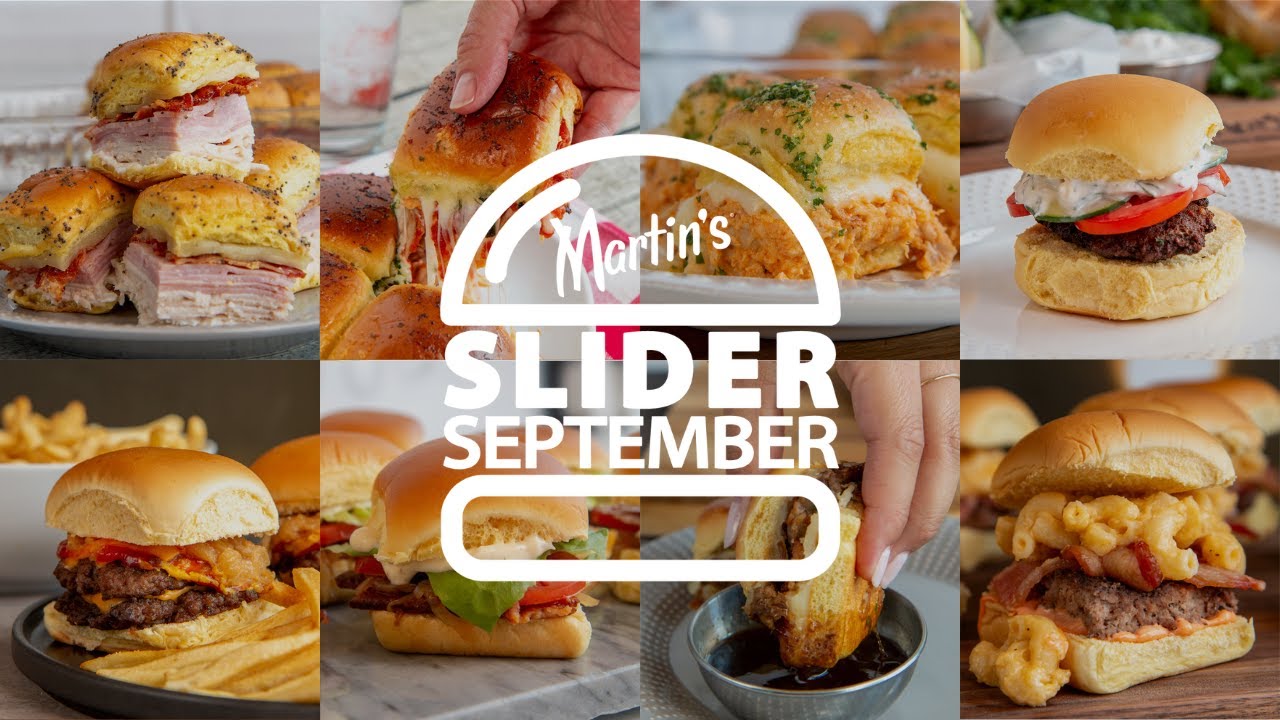 17 Slider Recipes With Martin's Famous Potato Rolls & Bread - YouTube