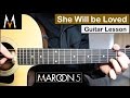 Maroon 5 - She Will Be Loved | Guitar Lesson (Tutorial) How to play Chords