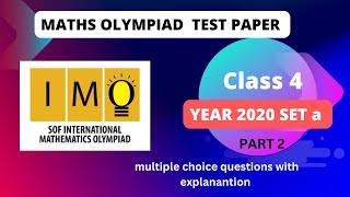 Maths Olympiad test paper year 2020 set A part 2/ IMO / @Olympiad preparation / SOF