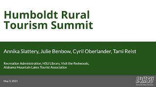 Humboldt Rural Tourism Summit