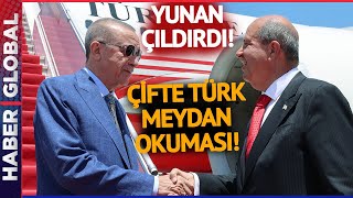 Erdoğan'ın Kıbrıs Ziyareti Yunanistan'da Olay Oldu! Yunan Basını O Ziyareti Böyle Gördü!