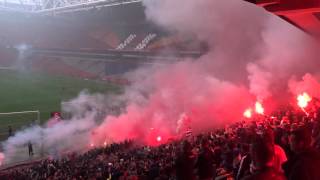 Ajax Amsterdam : Spelers en supporters samen klaar voor de Klassieker