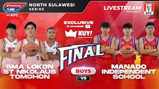 SMA LOKON ST NIKOLAUS TOMOHON VS MANADO INDEPENDENT SCHOOL