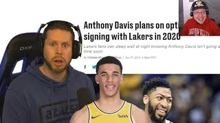 Troydan Reacts To Lonzo Ball Being Traded For Anthony Davis