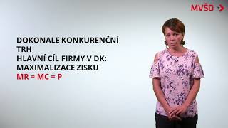 Model dokonalé konkurence firmy | EDULAM