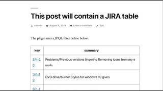 Bridge to Jira Wordpress plugin