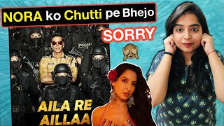 Aila Re Aillaa Sooryavanshi Song REACTION | Deeksha Sharma