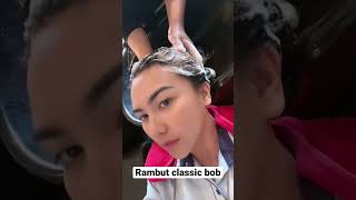 Potong rambut bob |Johnny Andrean | Long To Short Haircut #potongrambut #bob #bondol #salon #shorts